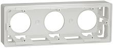 Коробка для наружнего монтажа Schneider Electric Unica New 3-м. белый картинка
